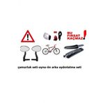Bisiklet Ayna Camurluk Aydinlatma Set Halinde 3 Parca