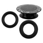 Bisiklet Aynakol Kapağı İçi Boş Entegre Diş Plakası Alüminyum Alaşımlı Toz Kapağı Kauçuk Halkalı 18 mm 20 Mm Kolay Bakım ve Stil İçin Siyah Kırmızı Mavi (Renkli)