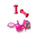 BİSİKLET AYNALI ZİL PEMBE & PEMBE ELCİK SET HALİND Pembe