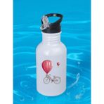 Bisiklet Balon Baskılı Matara Suluk 600 ml - Kız Çocuk Suluk, Kız Sulukları
