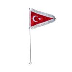 BİSİKLET BAYRAK DİREĞİ (TÜRK BAYRAĞI) ÜÇGEN 2.KALİTE