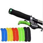 Bisiklet Fren Kolu Koruyucu Silikon Pvc Koruyucu Siyah Kırmızı Sarı