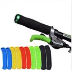 BİSİKLET FREN KOLU KORUYUCU SİLİKON PVC KORUYUCU SİYAH-KIRMIZI