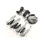 Bisiklet Fren Takımı V-brake Alüminyum Set Siyah - Gri