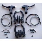 Bisiklet Fren Takımı V-brake Fren Kolları Dahil Komple Set