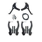 BİSİKLET FREN TAKIMI V-BRAKE (PLASTİK) SİYAH TAKIM