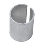 Bisiklet Kök Shim 1 "Direksiyon 1 1/8" Çatal Adaptörü 28,6 mm ila 25,4 Mm Alüminyum Redüktör Yol Mtn Stems Gümüş 32 mm 38 mm 45 mm Yükseklik Seçenekleri (38 mm)