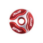Bisiklet Kulaklığı Üst Kapak Gövde Kapağı 32 mm Alüminyum Alaşımlı Dişsiz Çatal Kapağı Dağ Yol Bisikleti Bisiklet Parçaları Aksesuarları için Siyah Kırmızı Mavi Altın (Kırmızı)