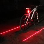 Bisiklet Lazer Güvenlik Şeriti Led Stop Lambası 7 Fonksiyon 5 Led