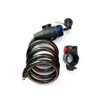 Bisiklet Motosiklet Kilidi Anahtarlı Çelik Kilit+KM Hız Göstergesi + LED Lazer Işık Hediye FULL SET