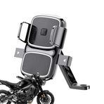 Bisiklet Motosiklet Scooter için Dikiz Aynası Uyumlu Telefon Tutucu Orjinal Malzeme Yüksek Kalite 360 Derece Dönebilen Universal Modellere Uyumlu Kolay Kurulum Kullanım ZR658 (ZR658)
