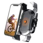 Bisiklet Motosiklet Telefon Tutucu Gidon Bağlantılı 360° Döner 4 Kollu Güvenli Telefon Standı