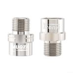 Bisiklet Pedalı Uzatıcılar, Daha Geniş Ayak Yerleştirme İçin 16 Mm Cnc Krom Çelik Krank Aks Uzantıları, Ayakkabı Sürtünmesini Azaltır ve Kaldıraç Arttırır, Siyah/Altın/Gümüş (Gümüş)