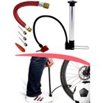 Bisiklet Pompa + Top Sirime Pompasi 5Li Top Sisirme Ignesi Seti + Sibop Donusturucu