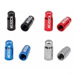 Bisiklet Vana Alüminyum Alaşım Cnc Toz Geçirmez Kapak Av Mtb Yol Bisikleti Lastik Tüp Koruma 4 Paket (mavi)