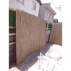 Bişkin 1.5m x 2m Reedfence Misina Ipli Doğal Bambu Kamış Çit, Bahçe Çiti, Hasır Çit, Gölgelik - 150x200