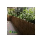 BİŞKİN 1Metre x 6Metre Eber Gölünden Bambu Kamış Hasır Çit, Gölgelik Bahçe ve Balkon Çiti Reed Fence