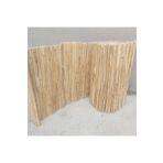 BİŞKİN 50cm X 5m Misina Ipli Doğal Bambu Kamış Çit,bahçe Çiti,balon Çiti,hasır Çit, Gölgelik