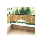 BİŞKİN 60CM X 2.5M Misina Ipli Doğal Bambu Kamış Çit,bahçe Çiti,balon Çiti,hasır Çit, Gölgelik