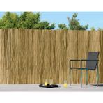 Bişkin Doğal Kamış Hasır Çit 120 cm x 4 Metre Balkon Çiti, Hasır Bambu Çit, Bahçe Çiti ve Gölgelik - 120x400