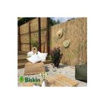 BİŞKİN Kamış Çit – 200 CM Yükseklik x 200 Genişlik CM Hasır Çit, Natural Bambu Çit Bahçe Dekoru