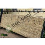 Bişkin Reed Fence ÇELİK TEL EL Örgülü Doğal Kamış Çit Balkon Çiti Hasır Bambu Çit Bahçe Çiti Ve Gölgelik Dekor - 2metreX5metre TELLİ