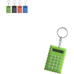 Bisküvi Şekilli Mini 8 Haneli Hesap Makinesi Anahtarlık (1 Adet) (Ebat: 5,5 cm x 3,7 Cm) - Yeşil