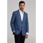 Bisse Comfort Fit Mono Yaka Çift Yırtmaçlı Dokuma Lacivert Erkek Ceket PCK23K23204_D39 - 50