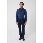 Bisse Erkek 5 Cepli Yıkamalı Jean Denim Pantolon Koyu Lacivert PNJ25K25202_40 - 42