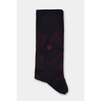 Bisse Erkek Bambu Bordo Desenli Siyah Soket Çorap CRBMB23Y102_99-2 - 39 - 45