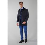 Bisse Erkek Lacivert Pardösü Trençkot TRCN25Y25001_D39 - 3XL