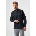Bisse Erkek Regular Fit Spor Gömlek SIYAH GM23Y231131_D99