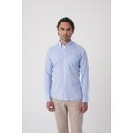 Bisse Erkek Regular Fit Uzun Kol Açık Mavi Gömlek GMKTN250016_33