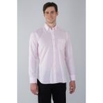 Bisse Erkek Regular Fit Uzun Kol Pembe Gömlek GMKTN250016_D29