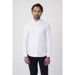 Bisse Erkek Uzun Kollu Regular Fit Beyaz Gömlek GMOKS252100_01