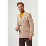Bisse Kruvaze Camel Erkek Ceket PCK22Y22125_D20 - 52 / 6