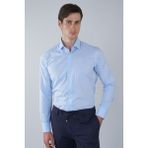 Bisse Mavi Monti Uzun Kollu Basic Cepsiz Erkek Gömlek GMKLS250012_D35 - 41