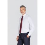 Bisse Platinium İtalyan Kumaş Regular Fit Beyaz Erkek Gömlek PLTG001_D01 - 40