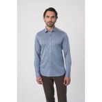 Bisse Platinium Pamuk Regular Fit Gri Erkek Gömlek PLTG025_D55 - XL