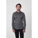 Bisse Platinium Regular Fit Antrasit Pamuk Erkek Gömlek PLTG022_D58 - XL