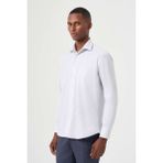 Bisse Regular Fit Açık Gri Basic Klasik Erkek Gömlek GM23K232055_D54 - 40