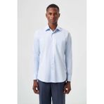 Bisse Regular Fit Açık Mavi Basic Klasik Erkek Gömlek GM23K232033_D33 - 39