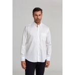 Bisse Regular Fit Beyaz Basic Klasik Erkek Gömlek GMKLS0922300112_D01