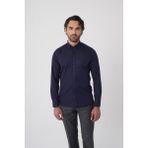 Bisse Regular Fit Erkek Uzun Kol Cepsiz Pamuk Lacivert Gömlek GMCZG250134_C39
