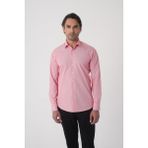 Bisse Regular Fit Erkek Uzun Kol Pamuk Kırmızı Gömlek GMCZG250083_C24 - 40