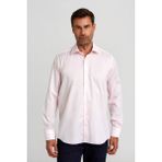 Bisse Regular Fit İtalyan Kumaş Platinium Pembe Erkek Gömlek PLTG002_D29 - 42