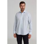 Bisse Regular Fit İtalyan Yaka Kareli Mavi Erkek Gömlek GM23K232072_D35 - 40