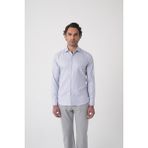 Bisse Regular Fit Italyan Yaka Pamuk Lacivert Erkek Gömlek GMEKS4KBI242035_D39 - 38