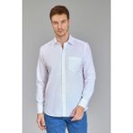 Bisse Regular Fit Klasik Spor Yaka Beyaz Erkek Gömlek GMKLS4KSP242049_D01 - 2XL
