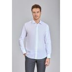 Bisse Regular Fit Klasik Yaka Beyaz Erkek Gömlek GMKLS250048_D01 - 41